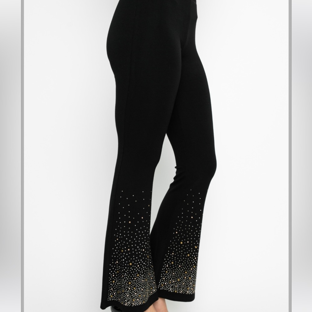 Flared Rhinestone Pants - Picture 1 of 1